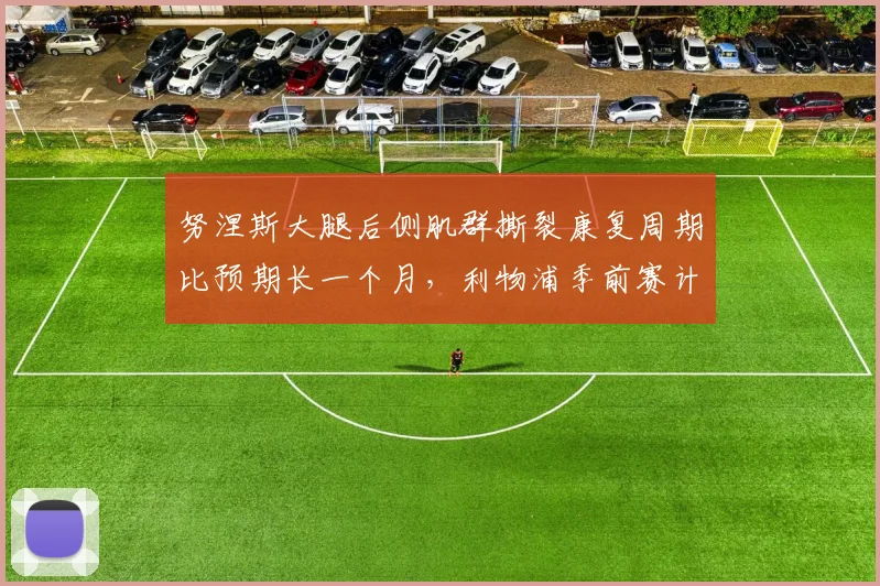 努涅斯大腿后侧肌群撕裂康复周期比预期长一个月，利物浦季前赛计划被打乱